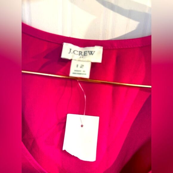 NWT J.Crew Sleeves Elegant Pink Sleeveless Dress Sz 12 - Picture 4 of 7